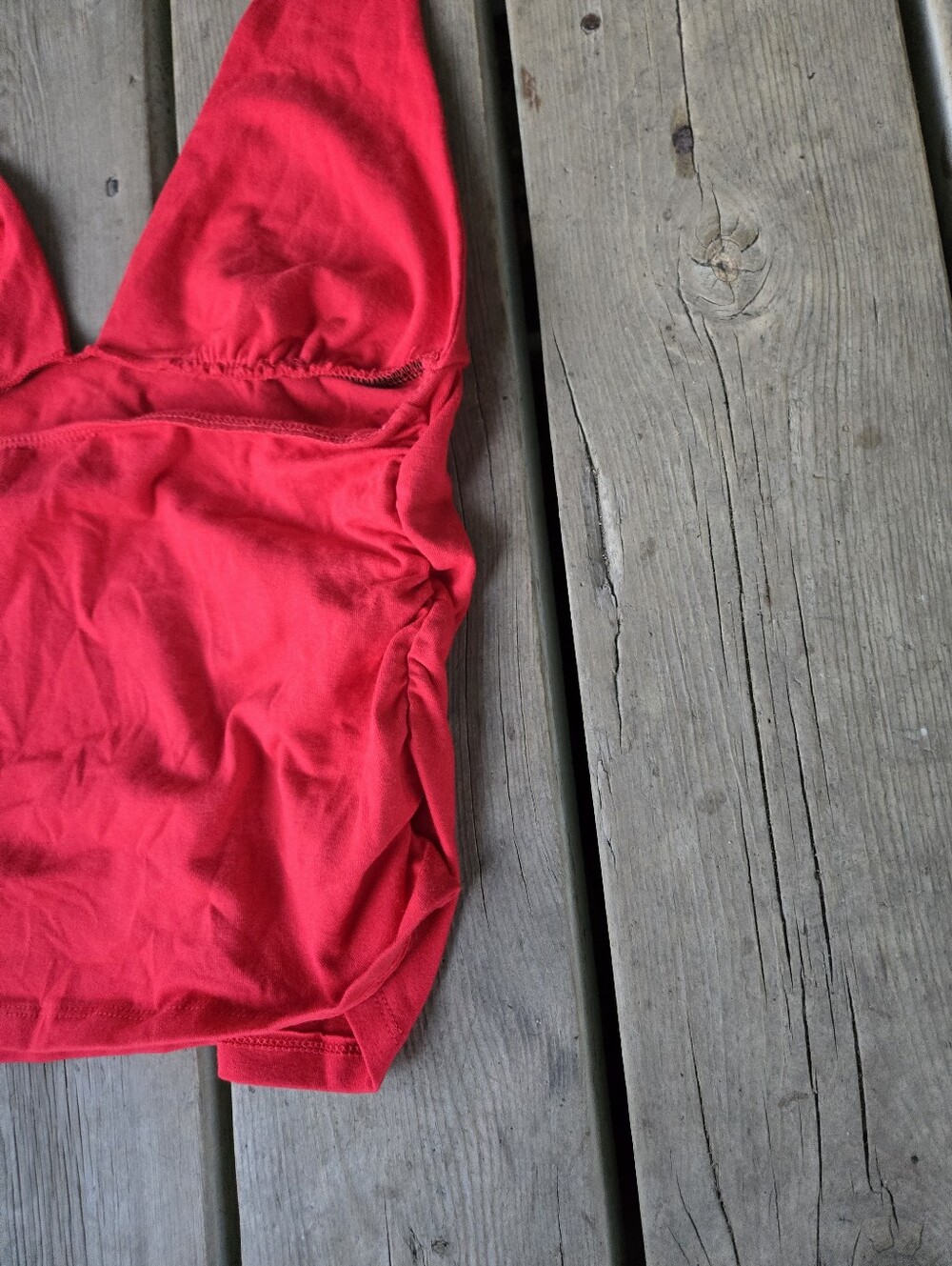Urban Outfitters Kimchi Blue red halter top size medium in great condition - Picture 6 of 7